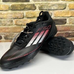 Adidas F50 League Turf Soccer Cleats Mens Black Shoes IE1232 Sz 8, 8.5, 9